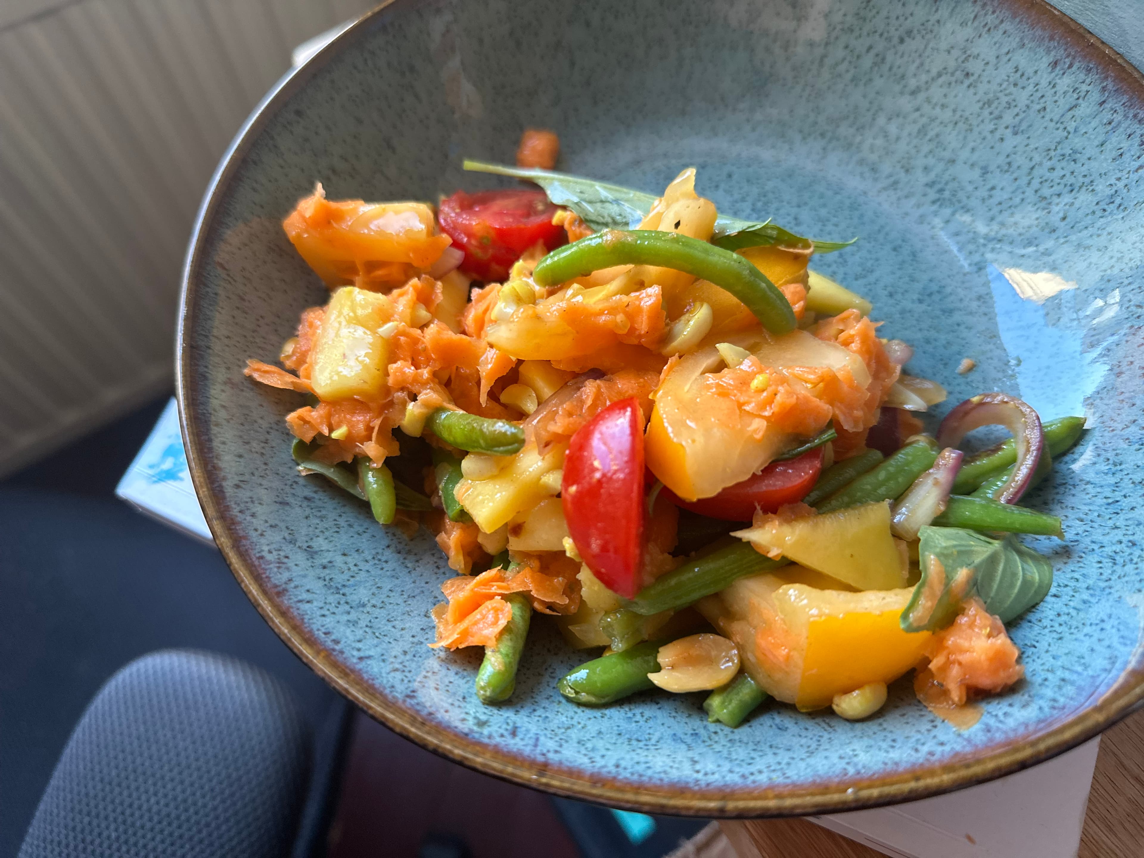 Mango Salat mit Reis