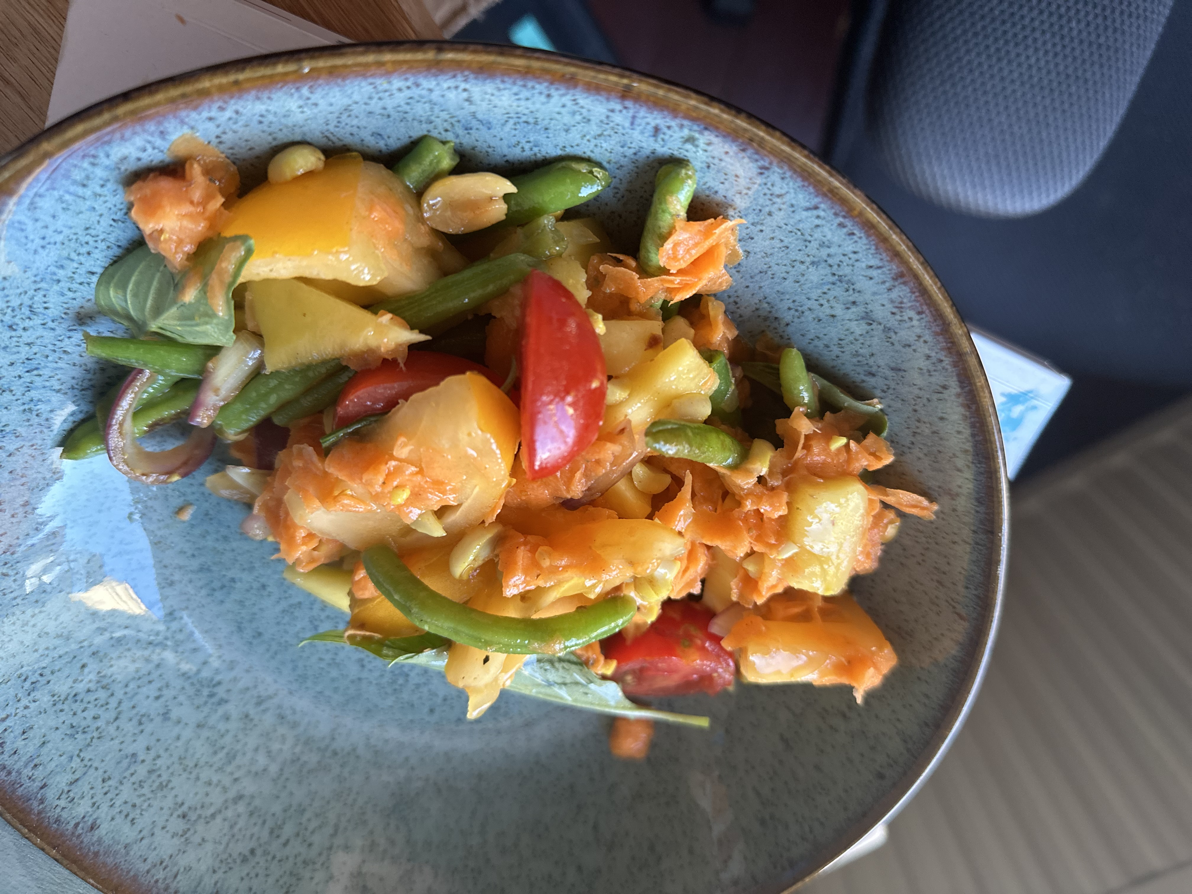 Mango Salat mit Reis